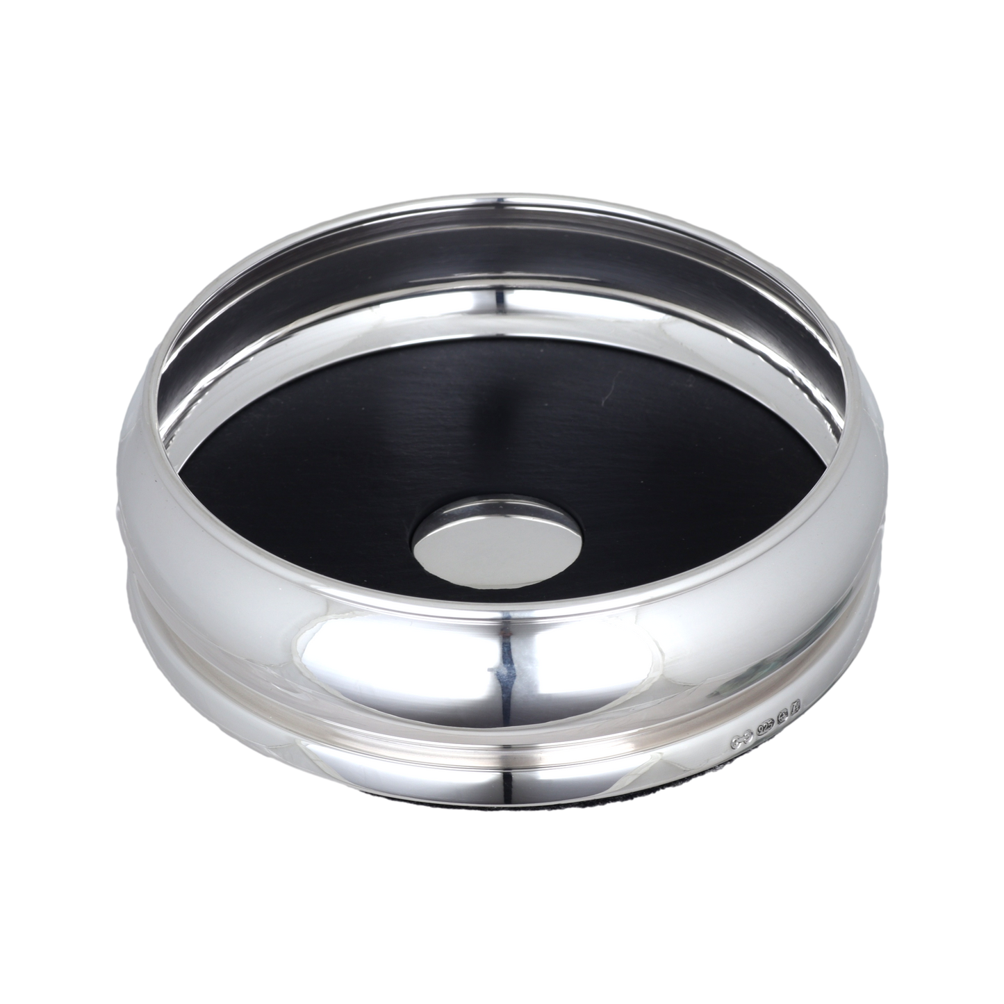 Silver & Slate Barrel Coaster