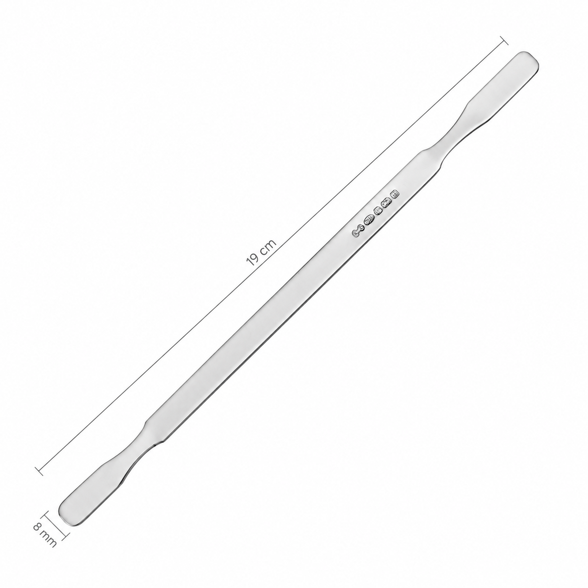 Large Sterling Silver Coffee Stirrer – 19cm