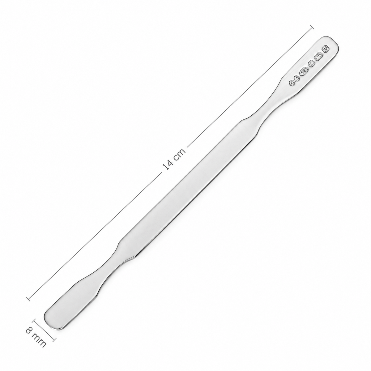 Medium Sterling Silver Coffee Stirrer – 14cm