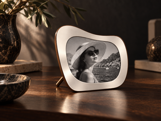 A Fresh Take on the Silver Photo Frame