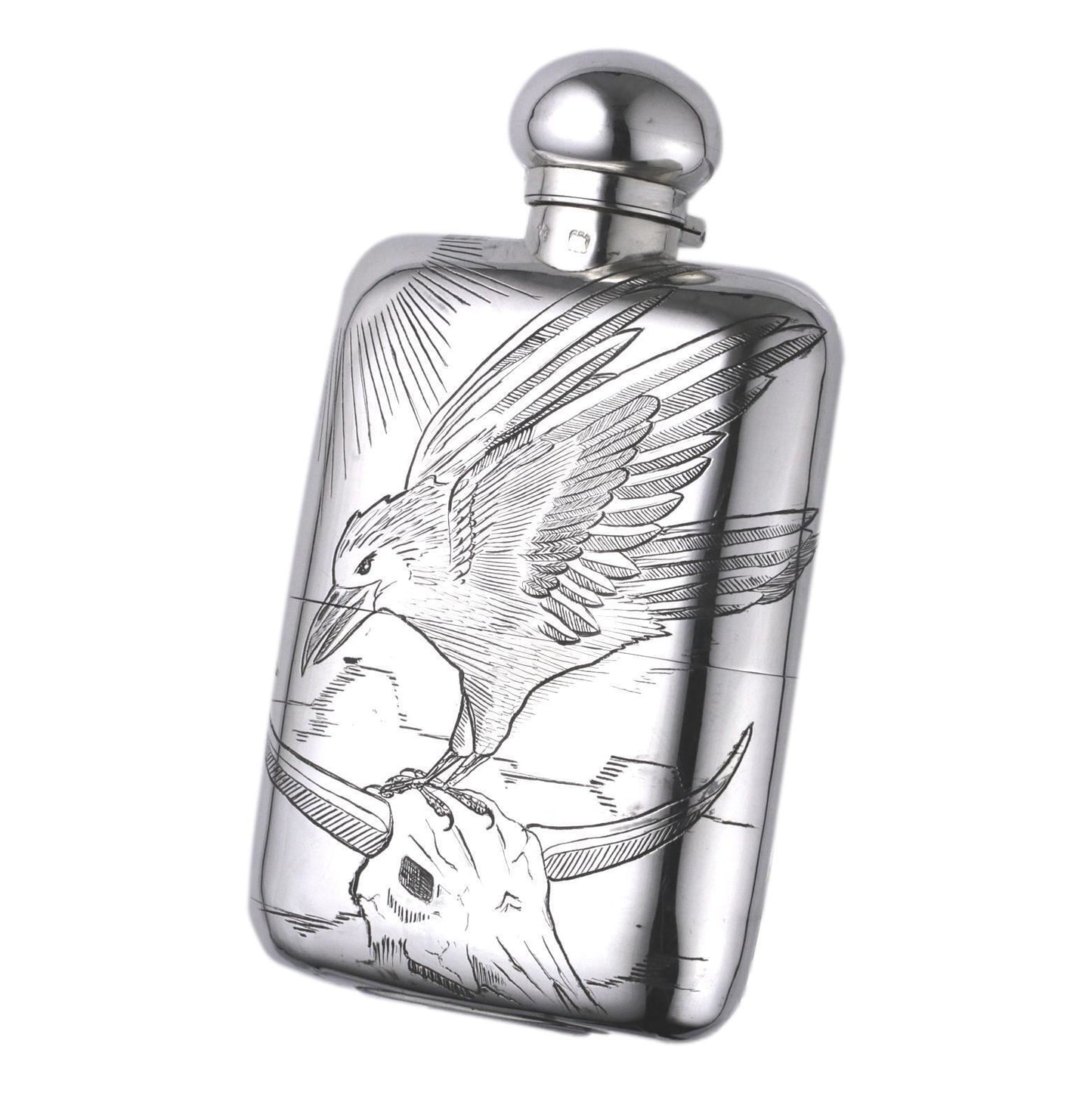 Silver Sonoran Hip Flask