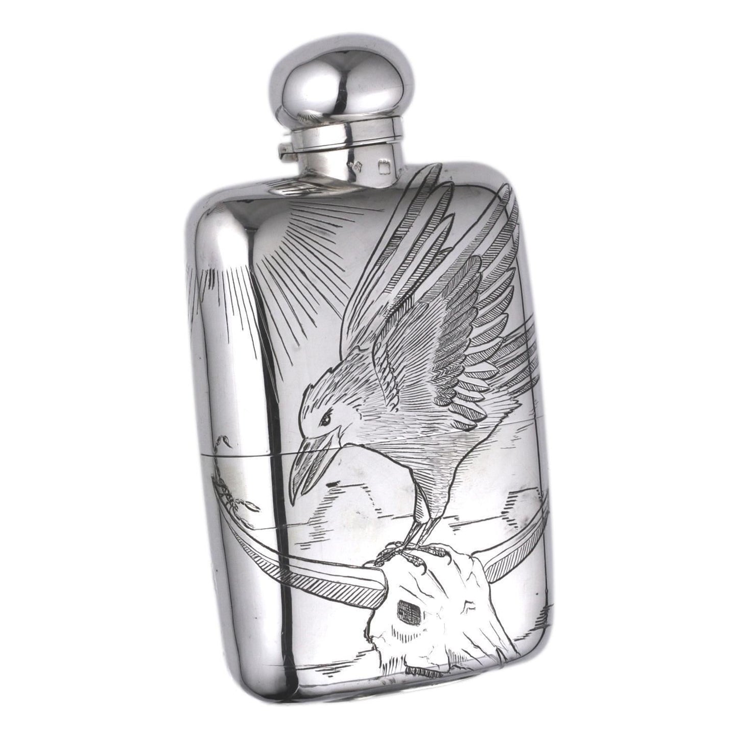 Silver Sonoran Hip Flask