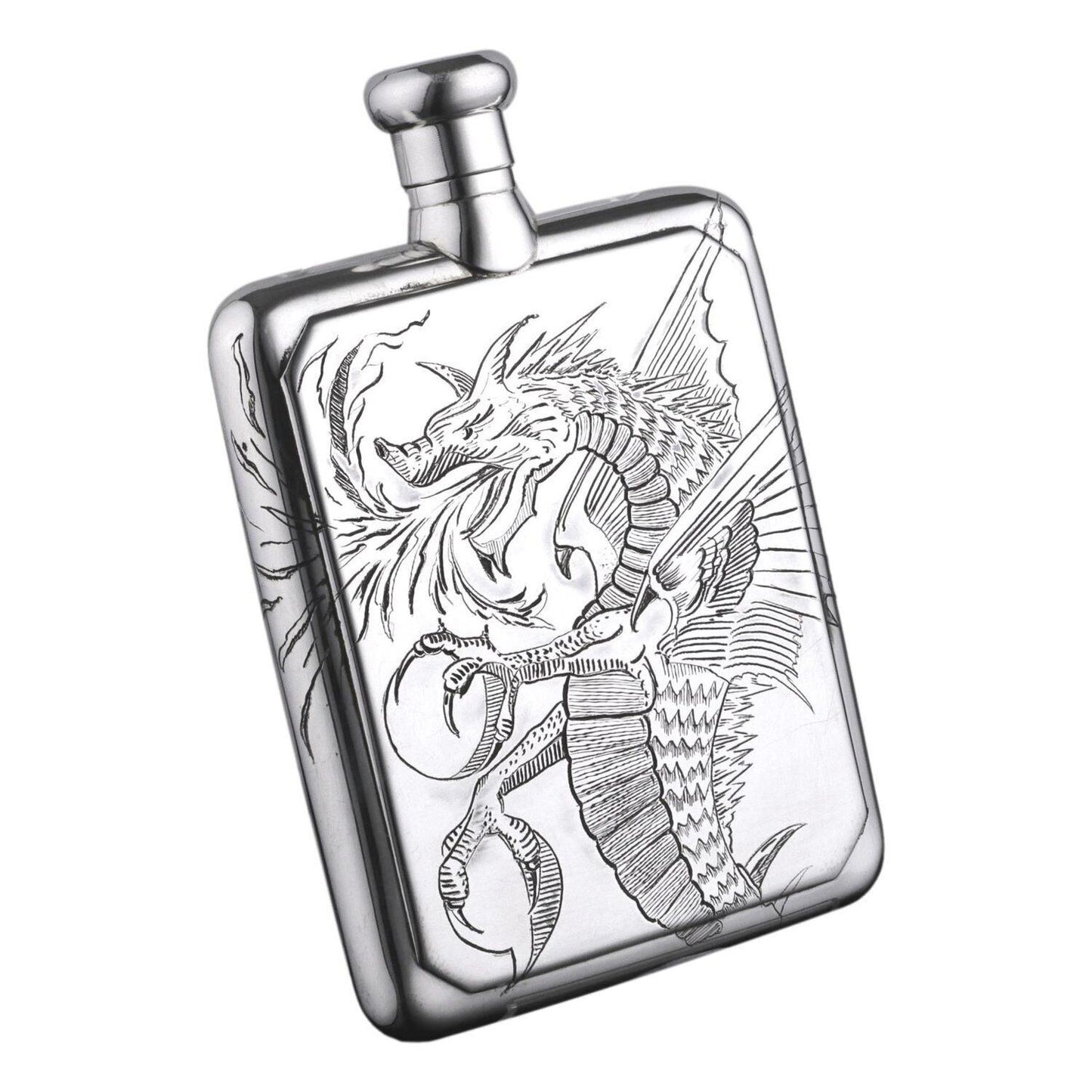 Silver Smok Hip Flask