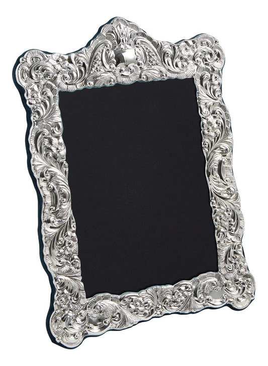 Reproduction Sterling Silver Photo Frame with Velvet Back 7" x 5"