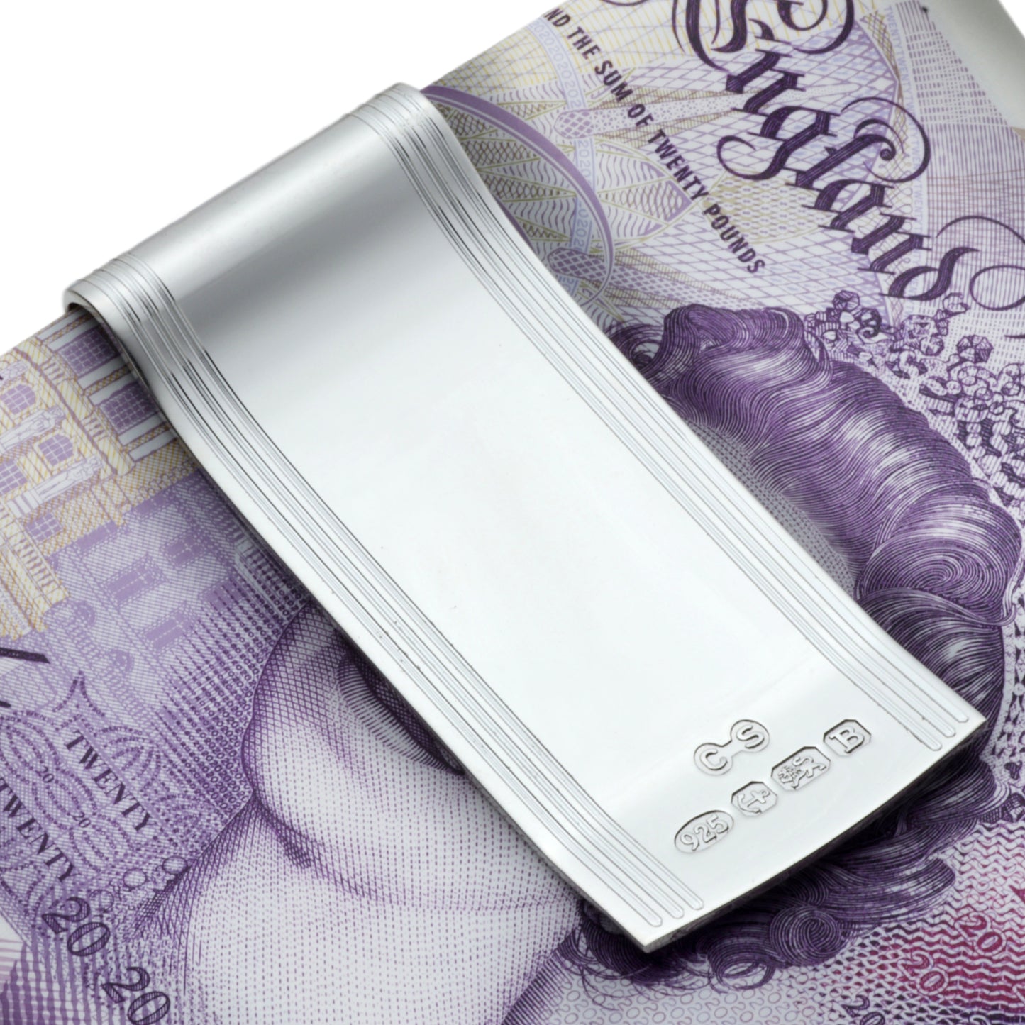 Hallmarked Deco Money Clip