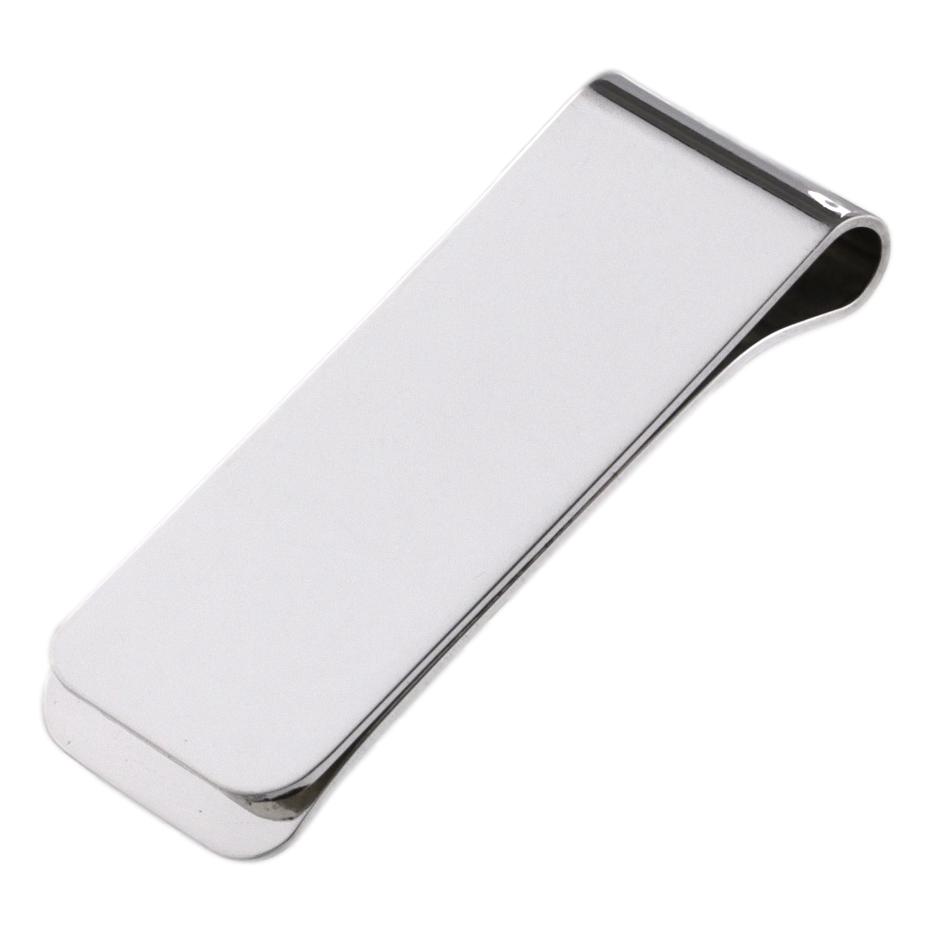 Silver Hallmarked Plain Money Clip