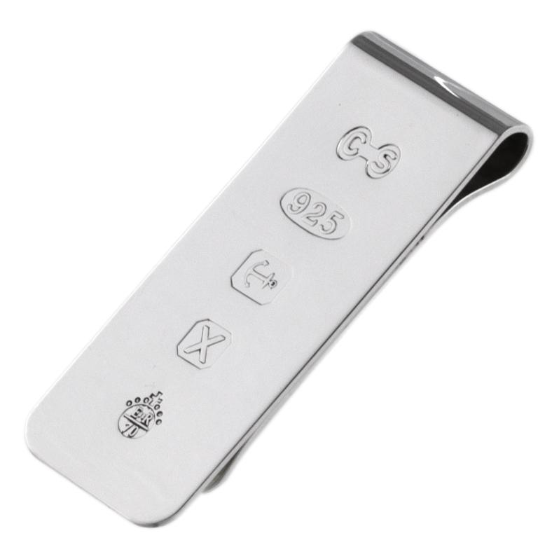 Silver Feature Hallmark Money Clip