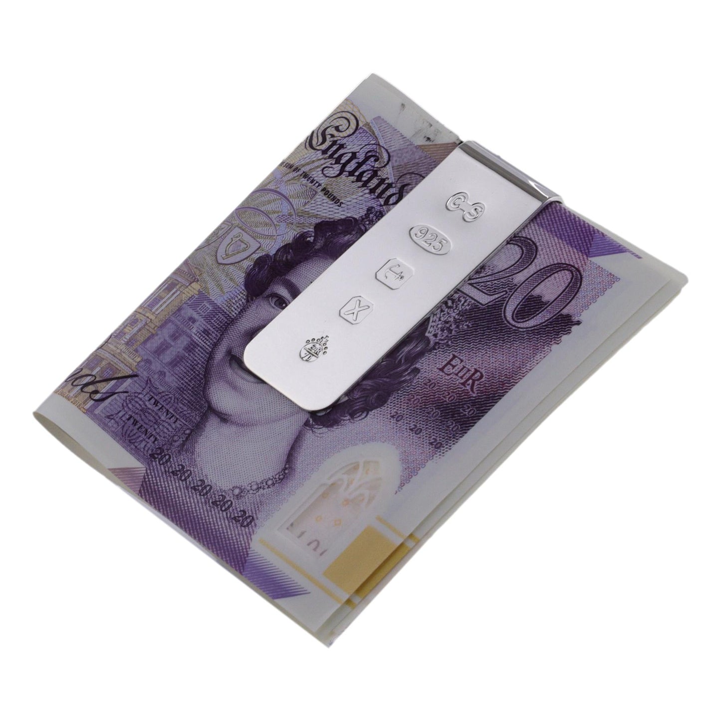 Silver Feature Hallmark Money Clip