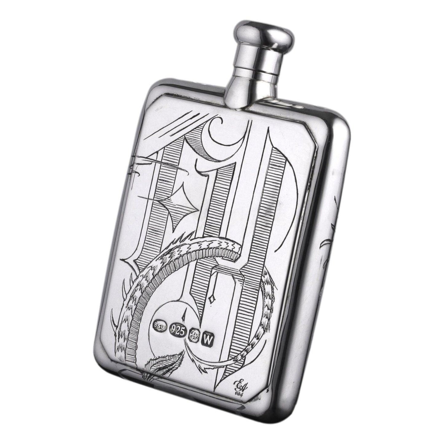 Silver Smok Hip Flask