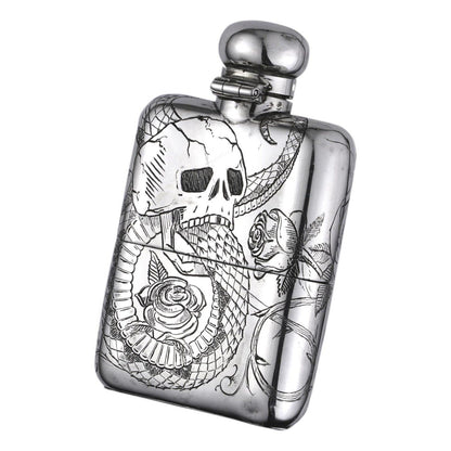 Asclepius Hip Flask