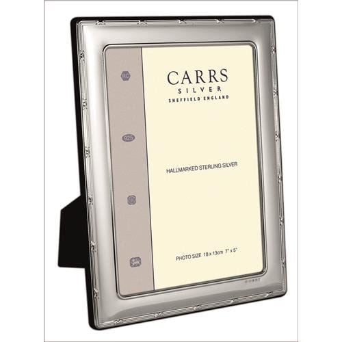 Reed and Ribbon Lightweight Velvet Back Photo Frame 8x6 Inch