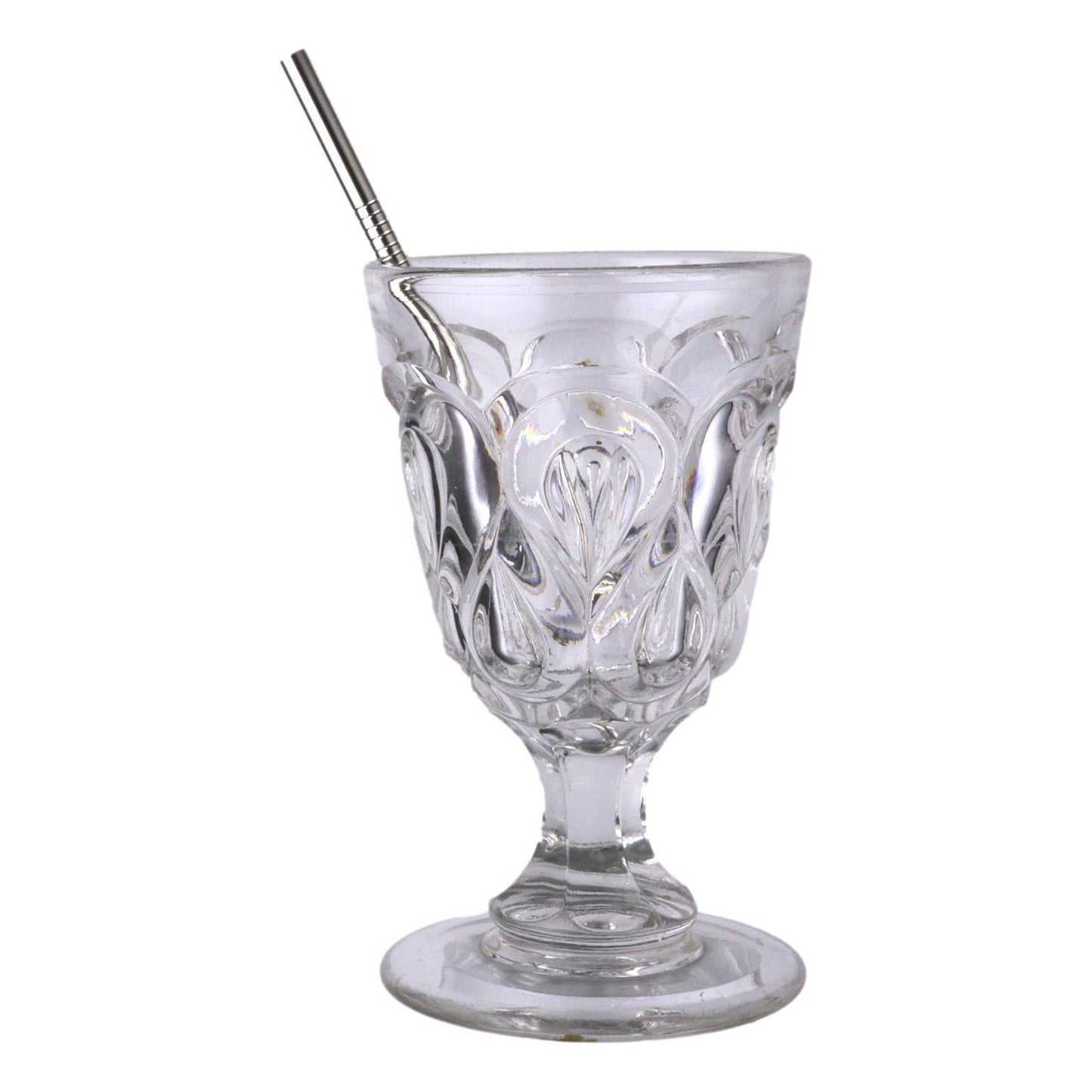 Silver Long Drinks Straw