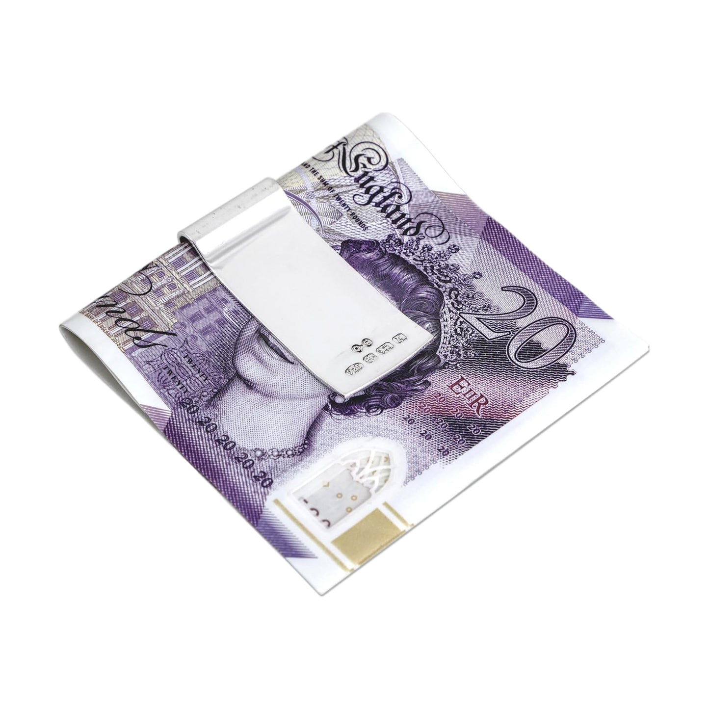 Hallmarked Personalised Money Clip