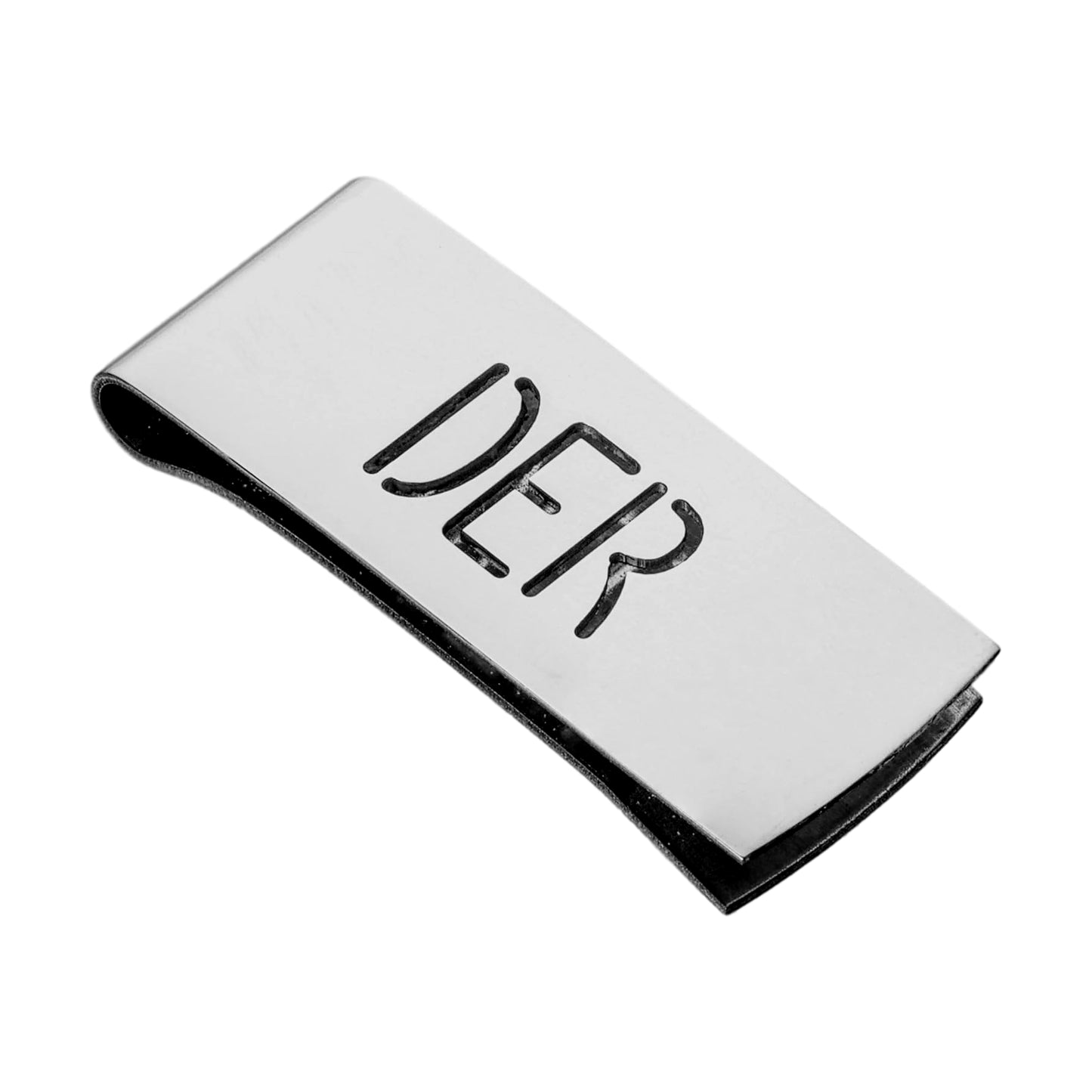 Hallmarked Pierced Money Clip