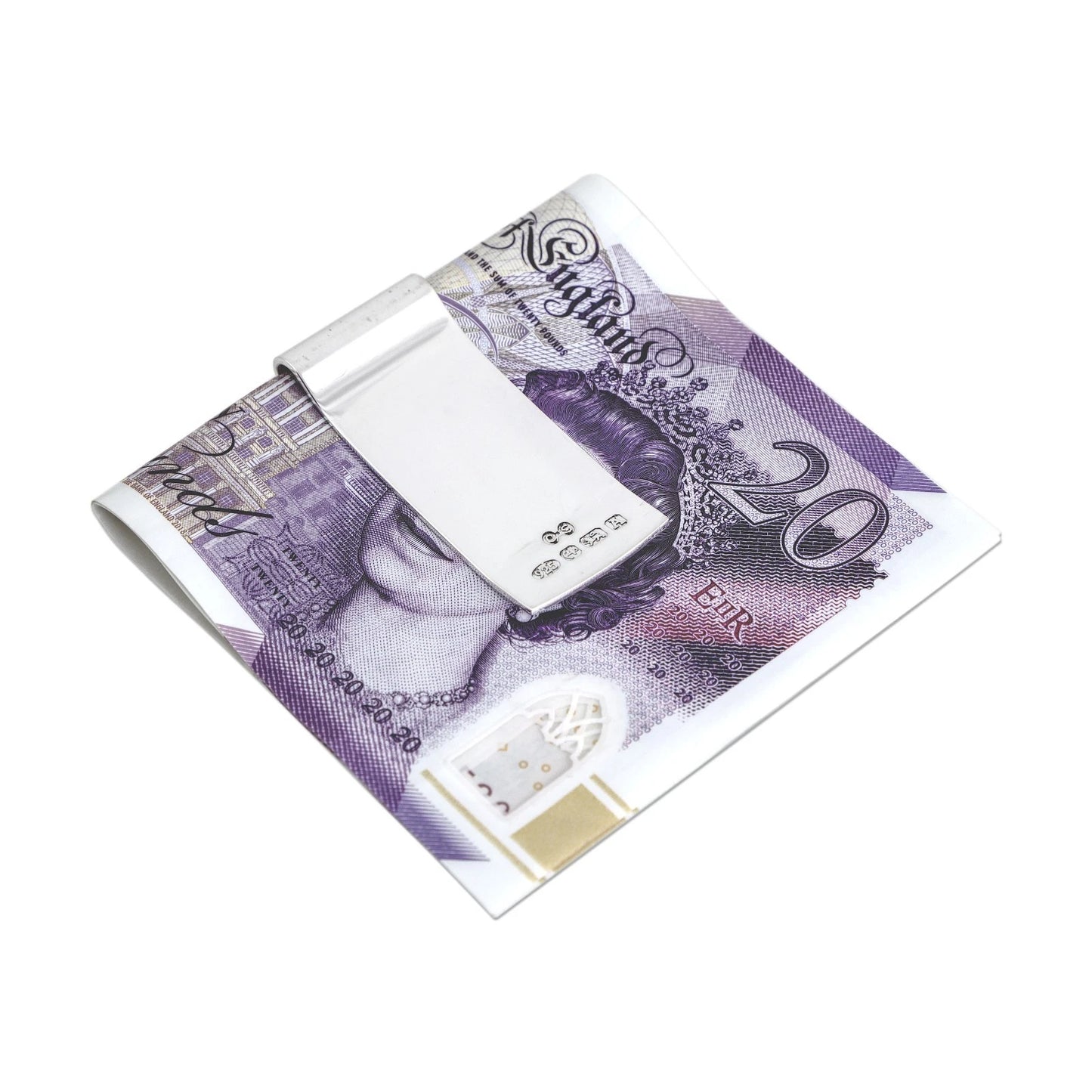 Hallmarked Plain Money Clip