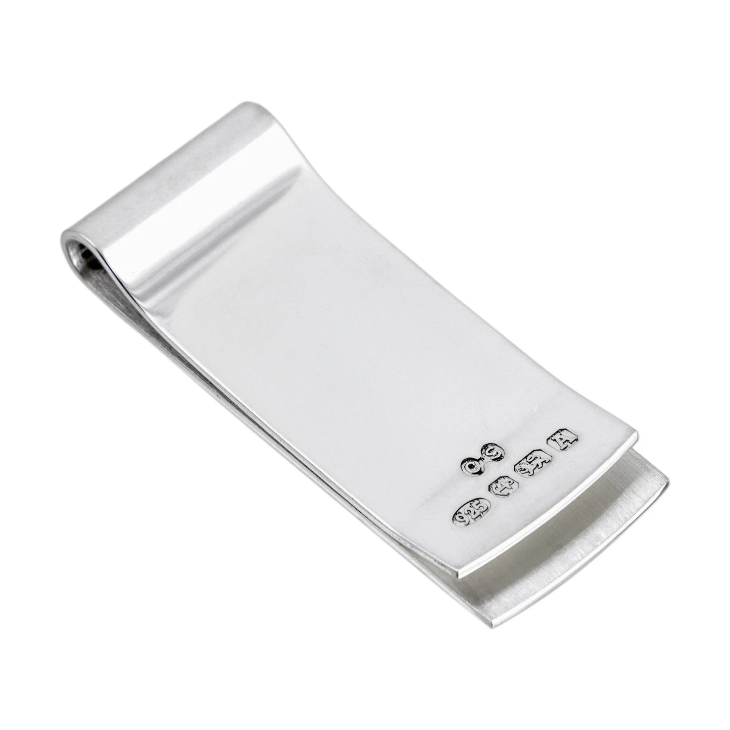 Hallmarked Plain Money Clip