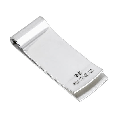 Hallmarked Plain Money Clip