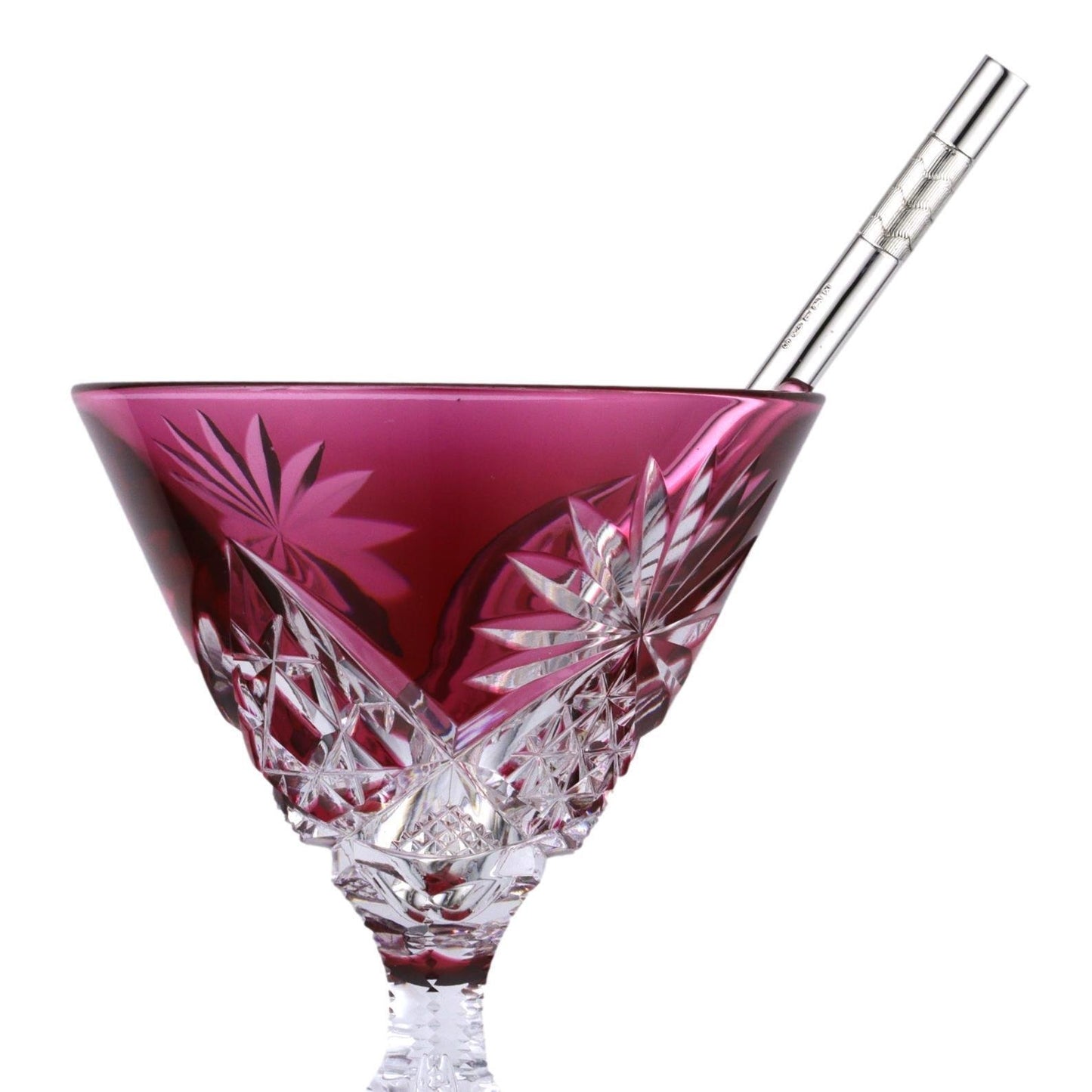 Silver Martini / Short Drinks Straw